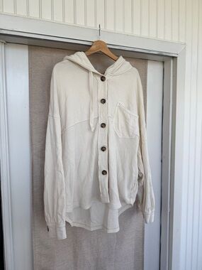 American Eagle Button Up Sweatshirt
